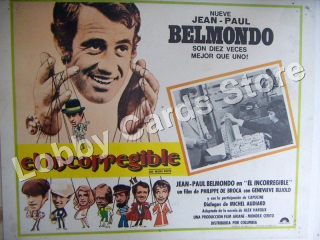 JEAN PAUL BELMONDO./ The incorrigible